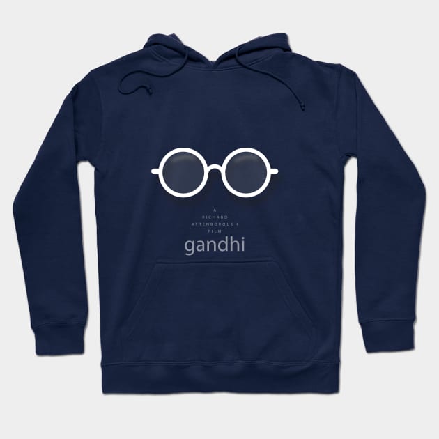 Gandhi Hoodie by MoviePosterBoy